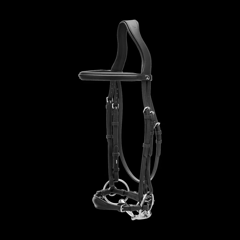 Adjustable Drop Noseband Bridle NE, black